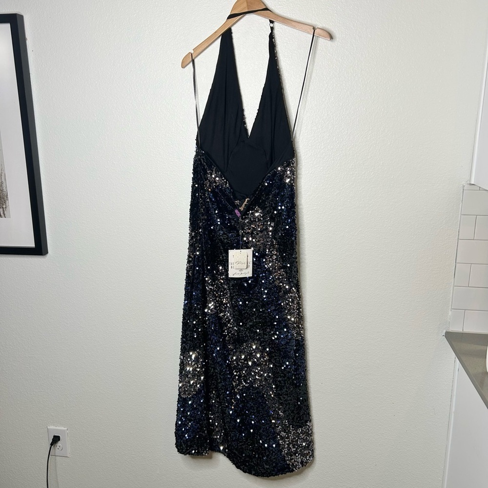NWT Free People Glitter and Gold Dress - Picture 5 of 5